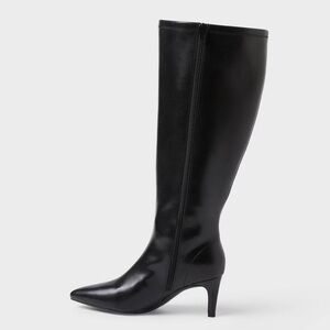 Black memory foam Knee-high/ below the knee Women's Boots